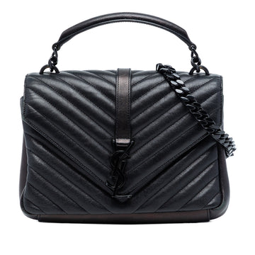 Saint Laurent Medium Chevron Sheepskin