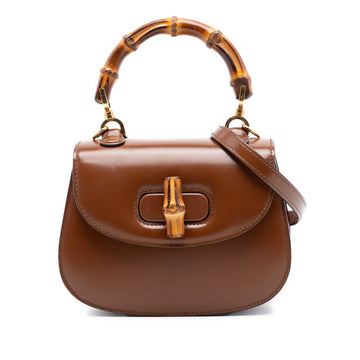Gucci Mini Calfskin Bamboo Top Handle