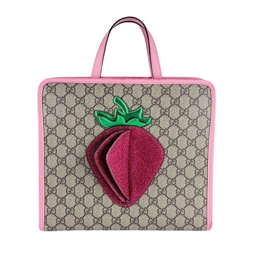 Gucci Handbag Brown/Pink Pvc -