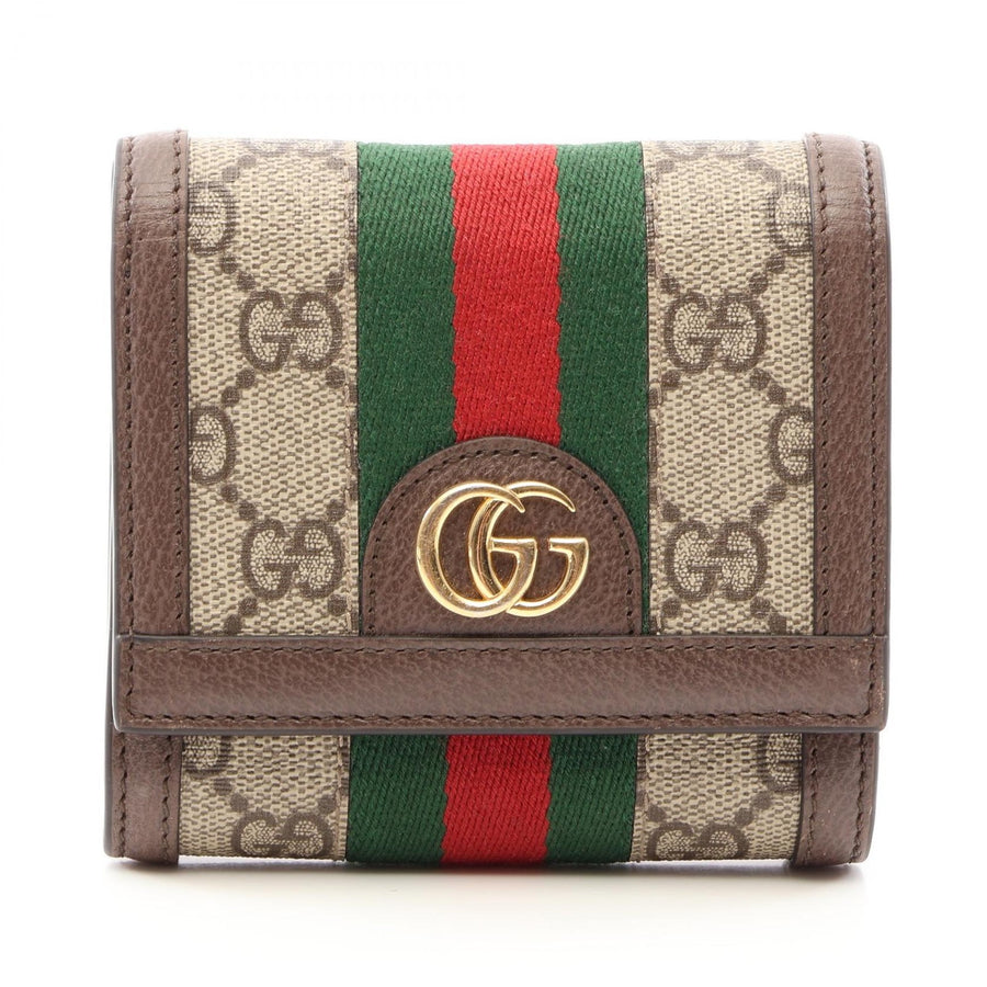 Gucci Ophidia Gg Sherry Line Bi-Fold