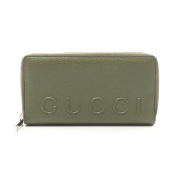 Gucci Logo Zip Around Long Wallet Purse