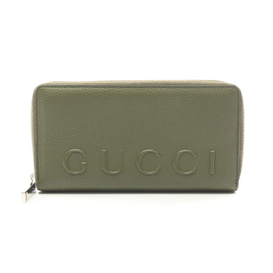 Gucci Logo Zip Around Long Wallet Purse