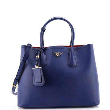 Prada Cuir Double Tote Saffiano Leather