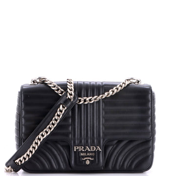 Prada Chain Flap Shoulder Bag Diagramme