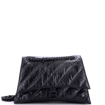 Balenciaga Crush Chain Flap Bag Quilted
