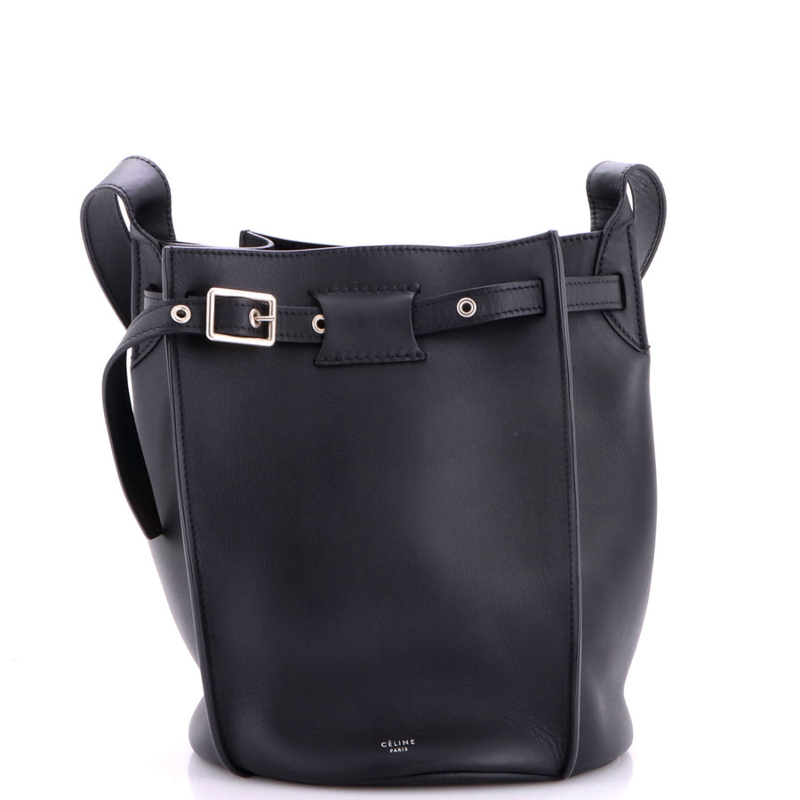 Celine Long Strap Big Bag Bucket Leather