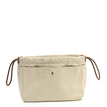 Hermes Canvas Barenia Fourbi 20 Pm Pouch