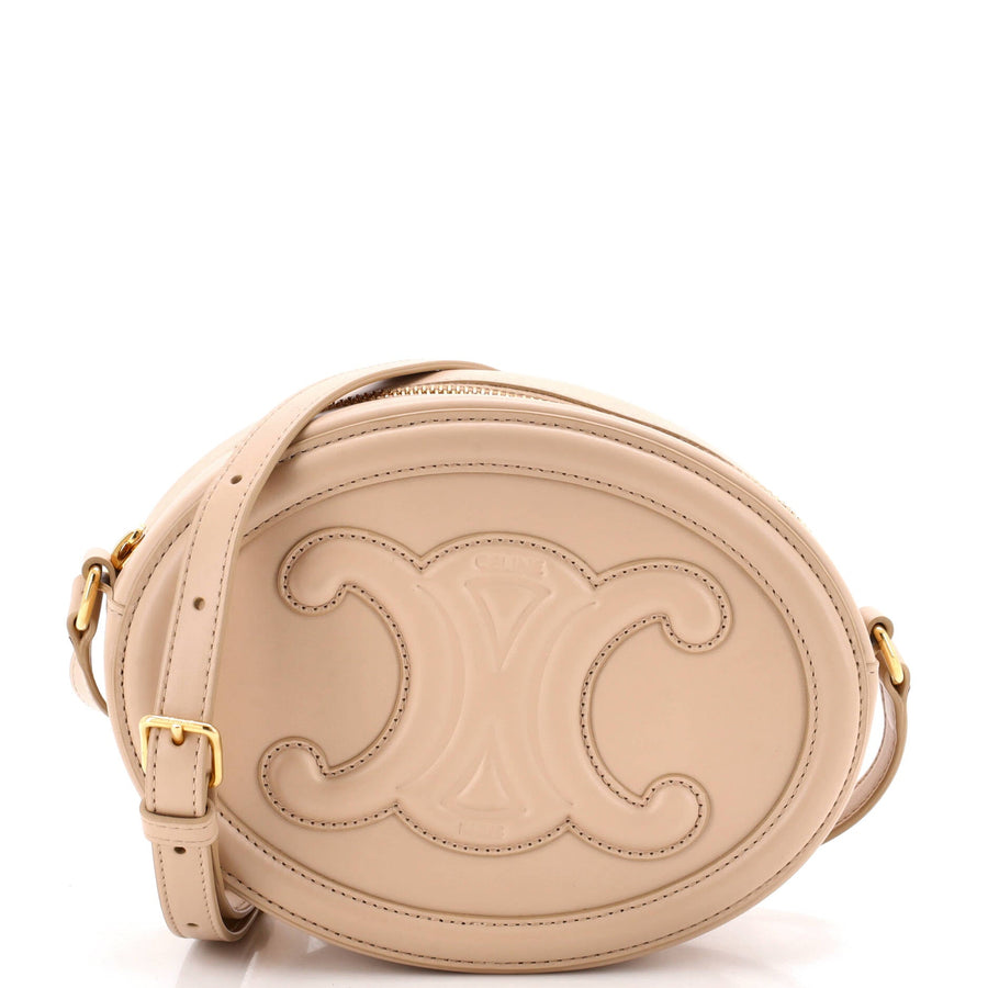 Celine Triomphe Oval Crossbody Bag