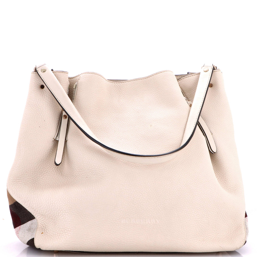 Burberry Maidstone Tote Leather And