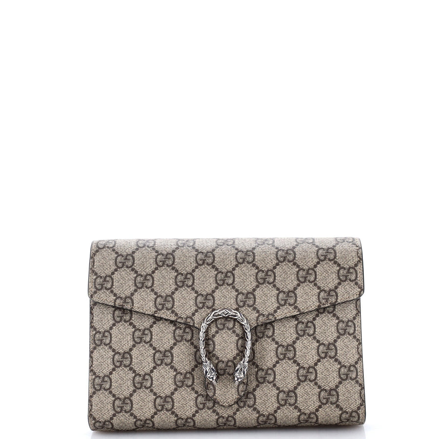 Gucci Dionysus Chain Wallet Gg Coated
