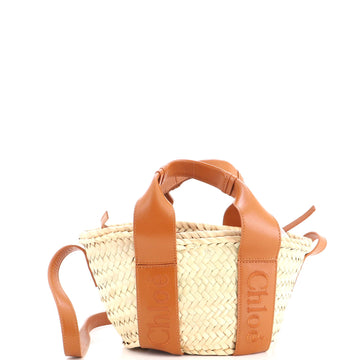 Chloe Sense Basket Tote Raffia With