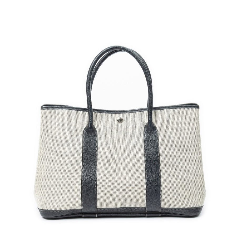 Hermes Garden Party Tote Toile And
