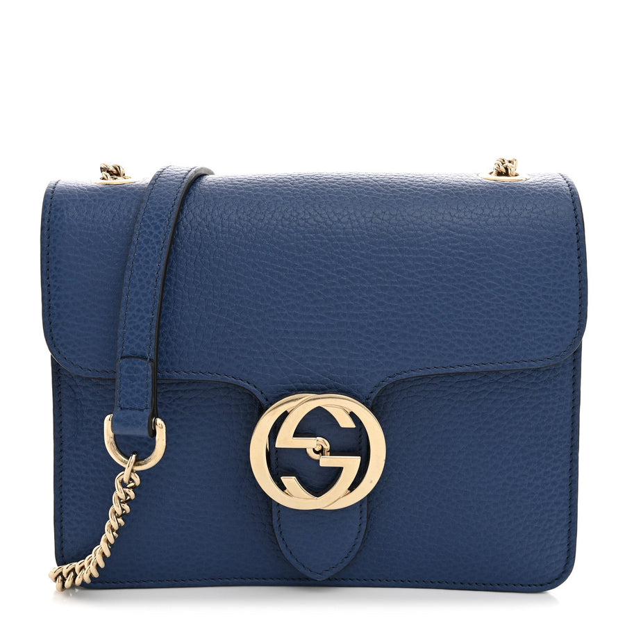 Gucci Dollar Calfskin Small Interlocking