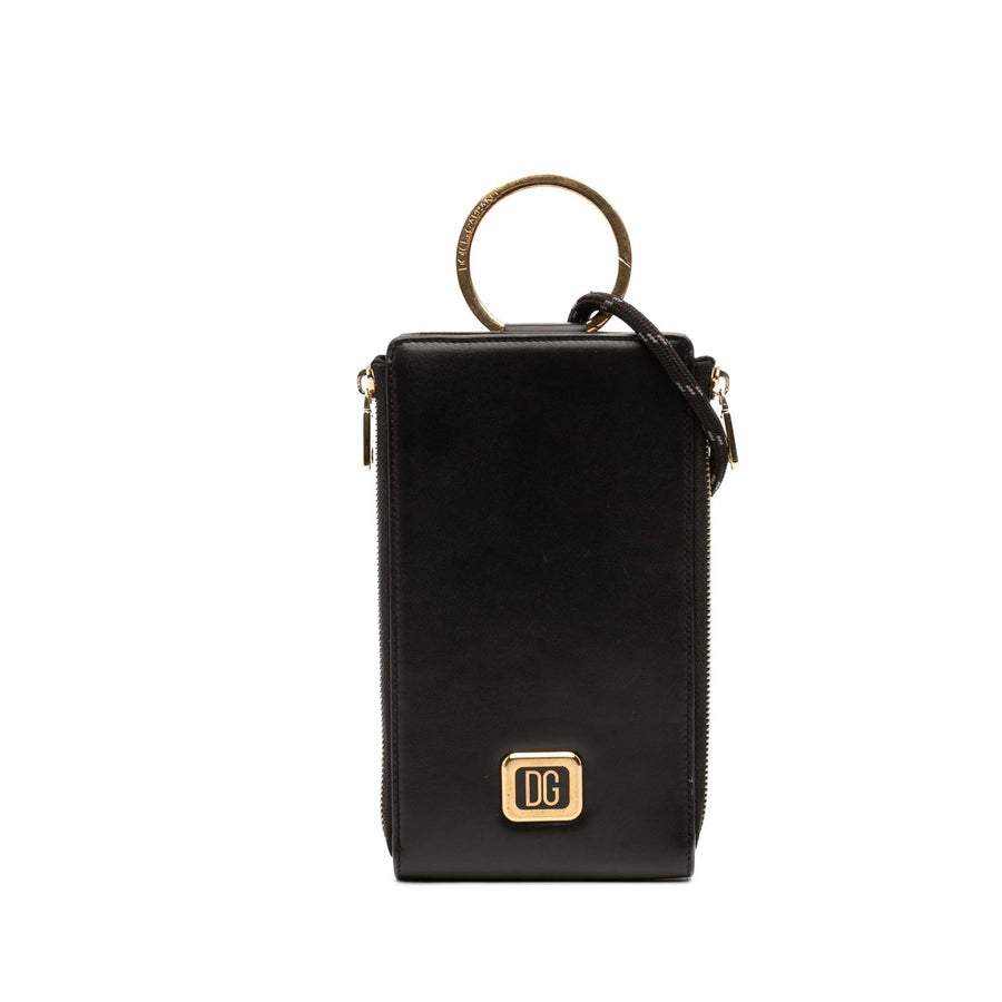Dolce & Gabbana Calfskin Logo Plaque
