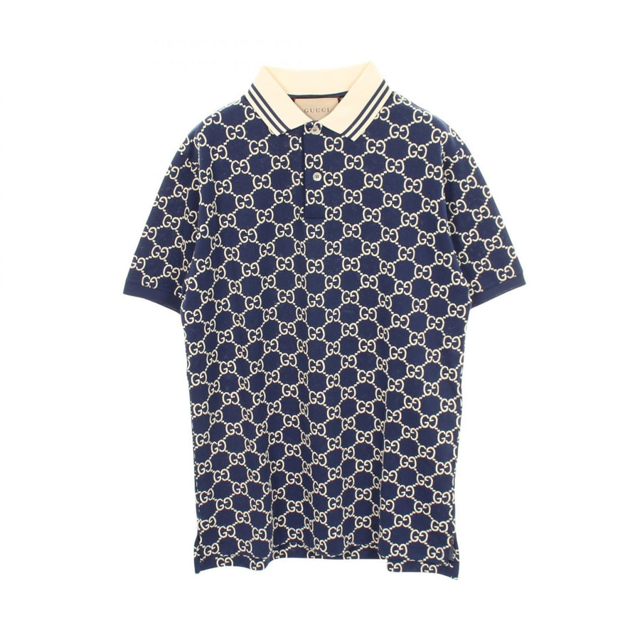 Gucci Gg Pattern Polo Shirt Short