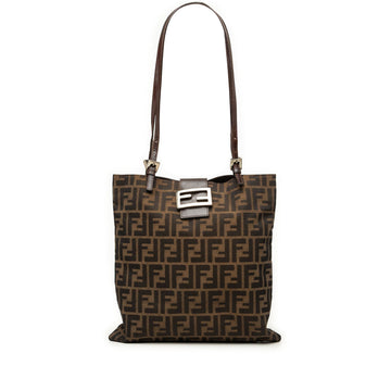 Fendi Zucca Canvas Tote Pre-Loved Brown