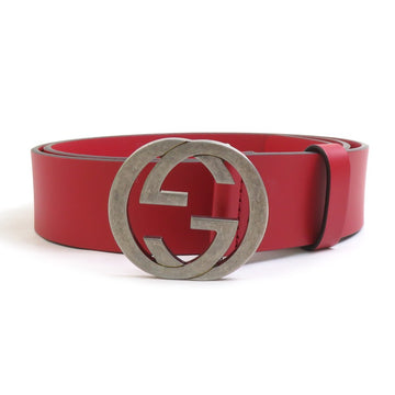 Gucci Belt Red Leather