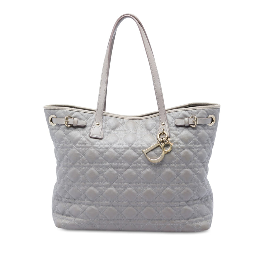 Dior Large Coated Canvas Cannage Panarea