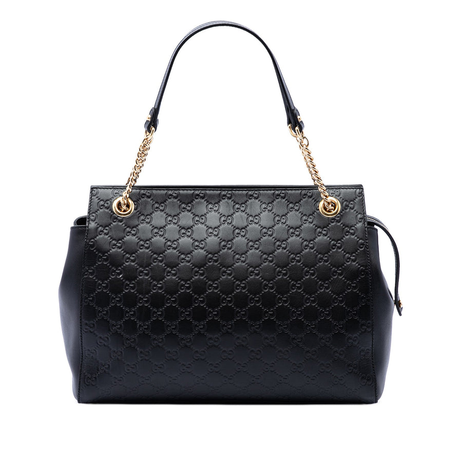 Gucci Medium Ssima Soft Signature Tote