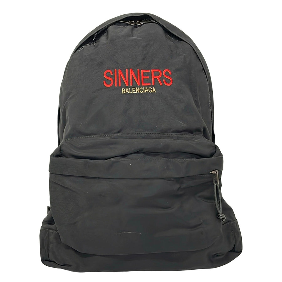 Balenciaga Explorer Backpack Black Red