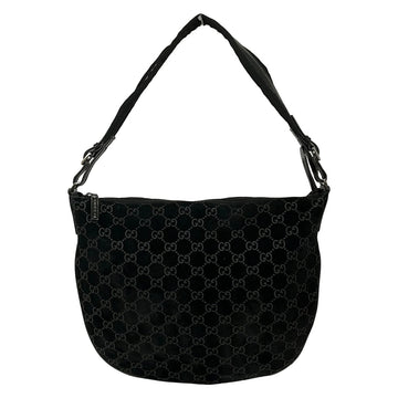 Gucci Gg Black Suede Leather 0*****