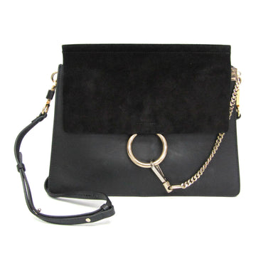 Chloe Faye Shoulder Bag Leather And