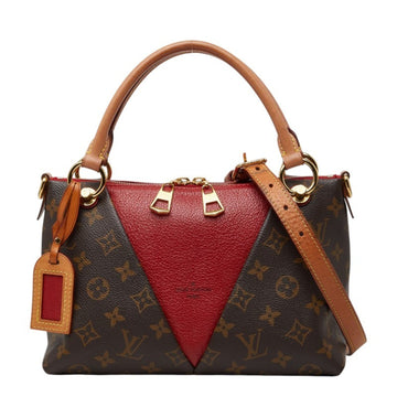 Louis Vuitton V Tote Canvas And Leather