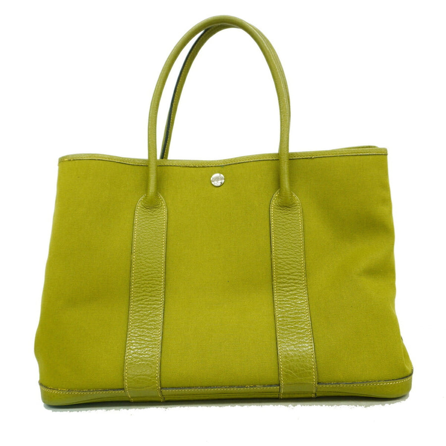 Hermes Garden Party Tote Toile And