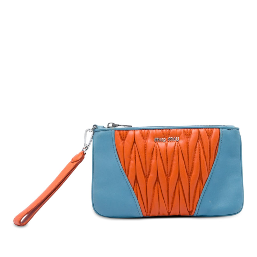Miu Bicolor Matelasse Nappa