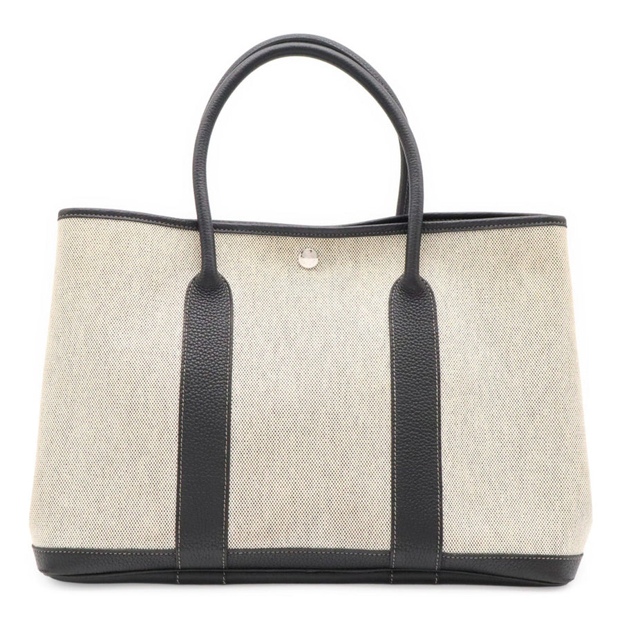 Hermes Garden Party Tote Toile And