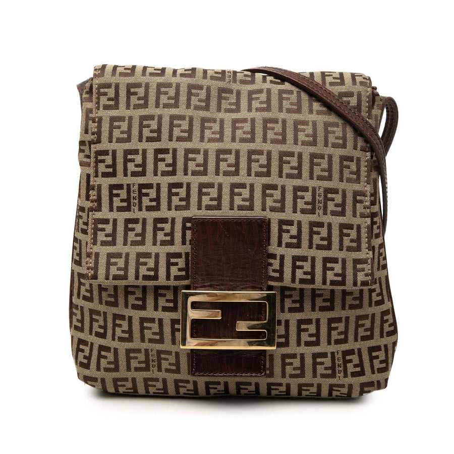 Fendi Zucchino Canvas Crossbody Pre-