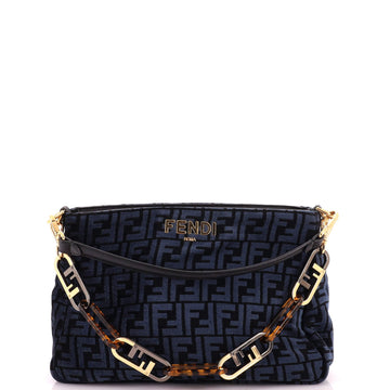 Fendi O'Lock Zip Shoulder Bag Zucca