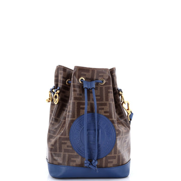 Fendi Mon Tresor Bucket Bag Zucca Coated