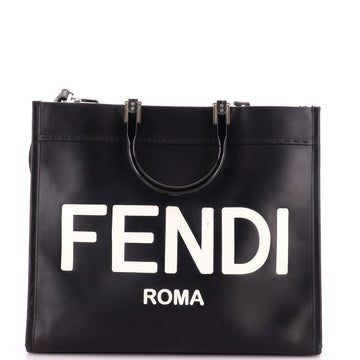 Fendi Sunshine Shopper Tote Leather