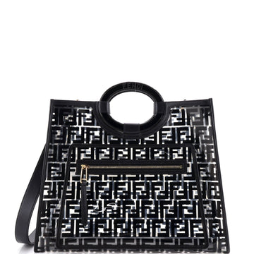 Fendi Runaway Shopper Tote Zucca Pu