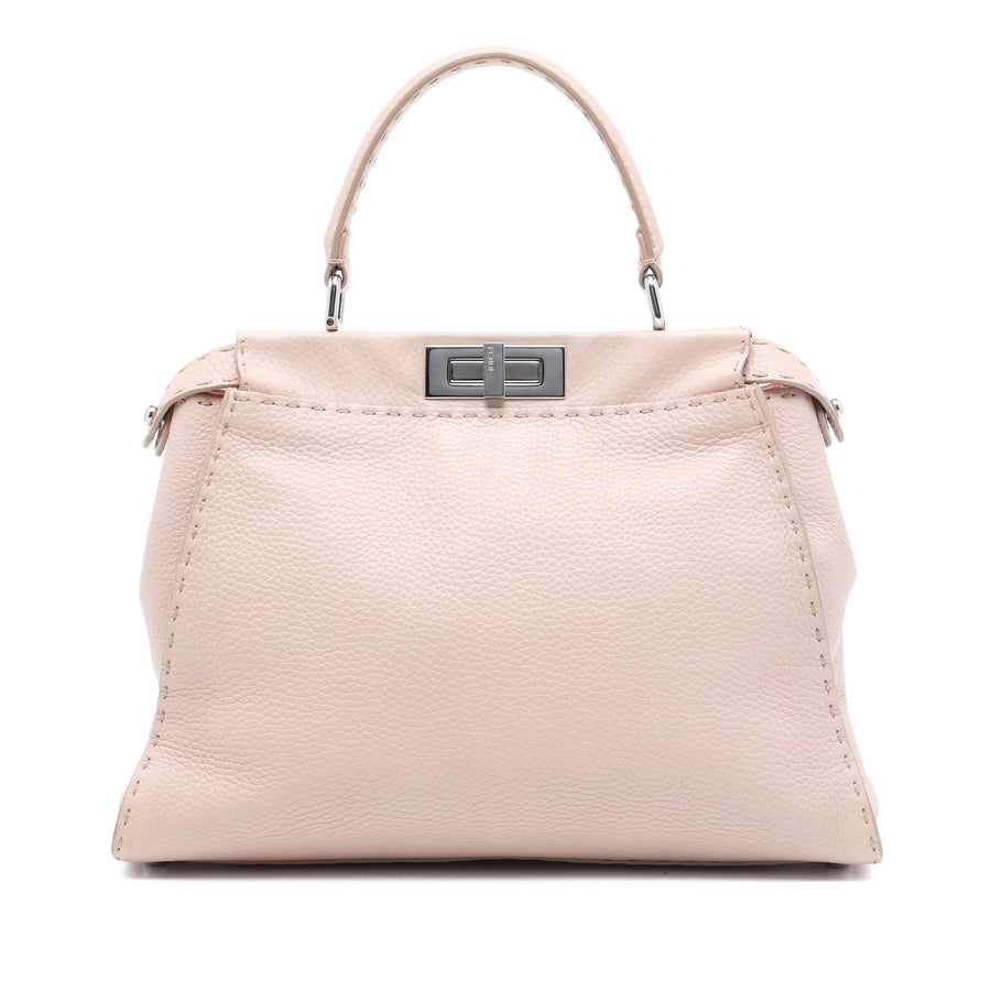 Fendi Medium Leather Selleria Peekaboo