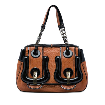 Fendi Medium Leather B Bag Top Handle
