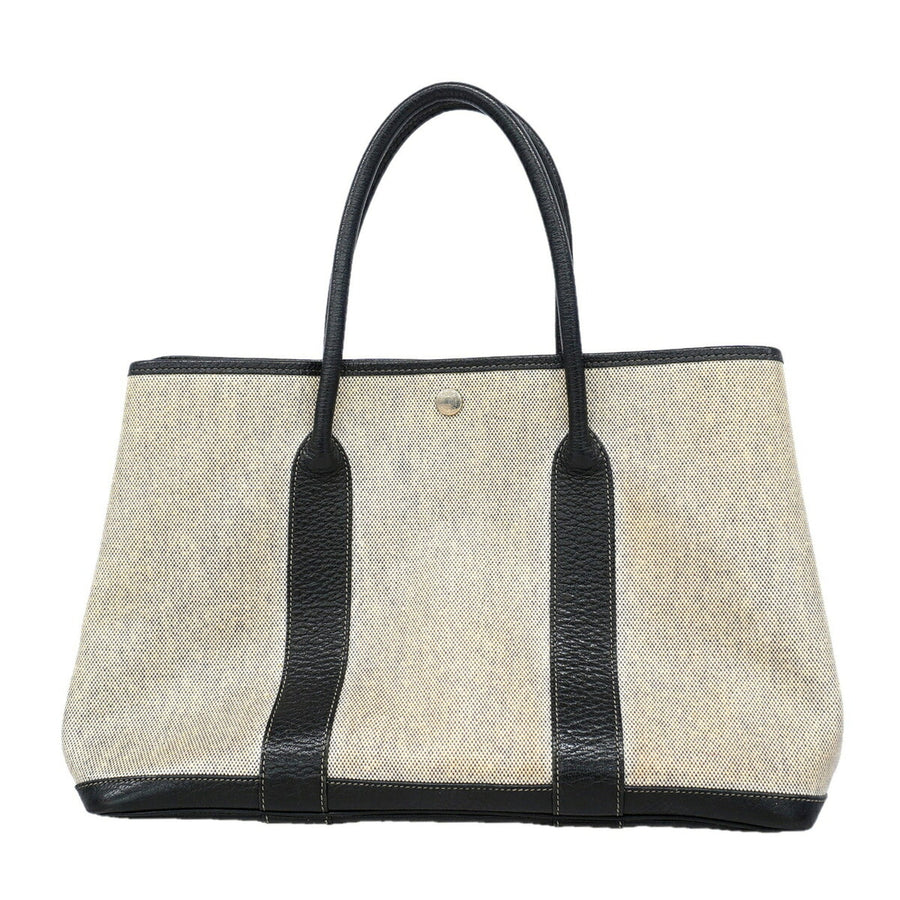 Hermes Garden Party Tote Toile And