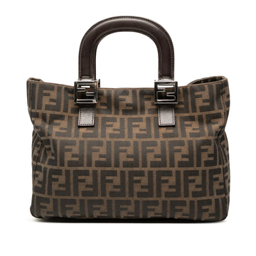 Fendi Vintage Ff Handle Tote Zucca