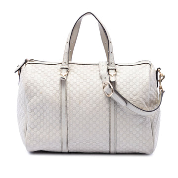 Nice Boston Bag Microguccissima Leather