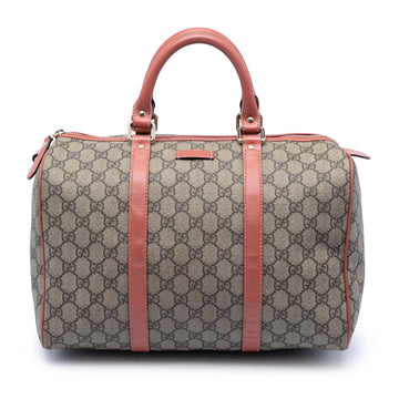 Gucci Joy Boston Bag Gg Coated Canvas