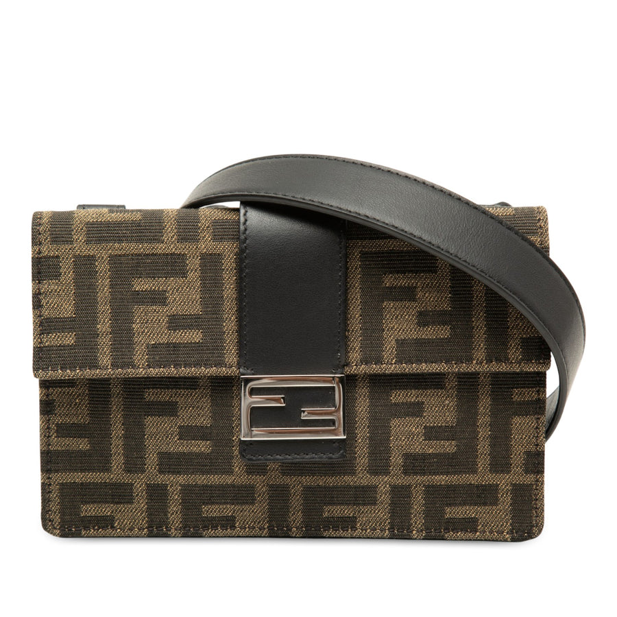 Fendi Zucca Canvas Convertible Baguette