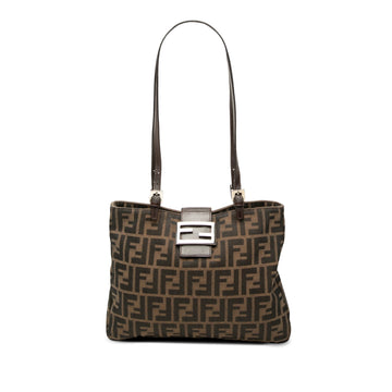 Fendi Vintage Shoulder Bag Zucca Canvas