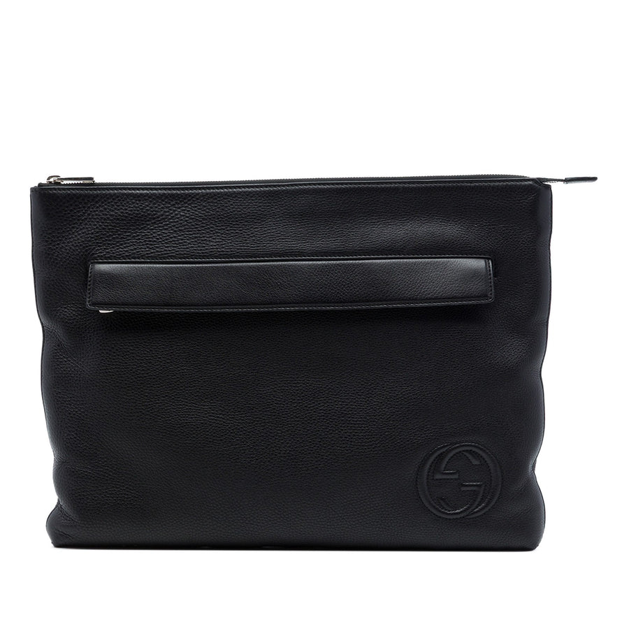 Gucci Calfskin Soho Clutch Pre-Loved