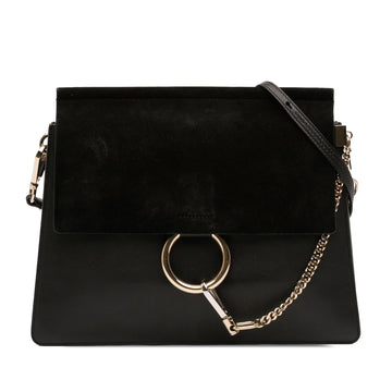Chloe Faye Shoulder Bag Leather And