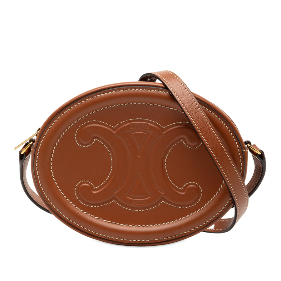 Celine Triomphe Oval Crossbody Bag