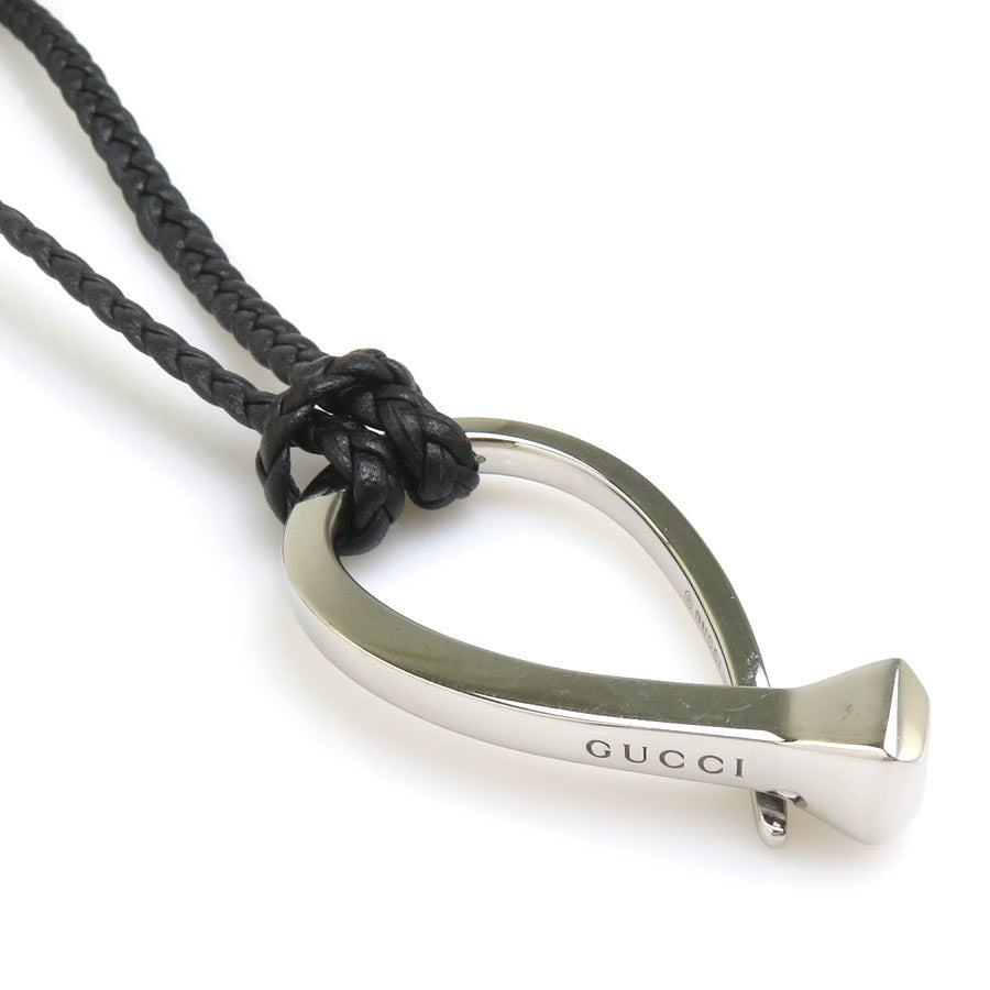 Gucci Necklace Silver/Black Silver