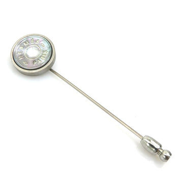 Hermes Selle Brooch Silver
