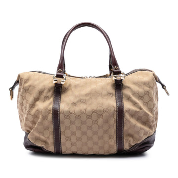Gucci Joy Boston Bag Gg Canvas Medium