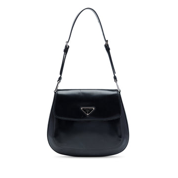Prada Cleo Flap Shoulder Bag Spazzolato